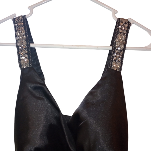 Studio Y,  size small black fitted bodycon dress - Picture 2 of 5